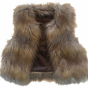 Velvet By Graham & Spencer Faux Fur Vest SZ Small